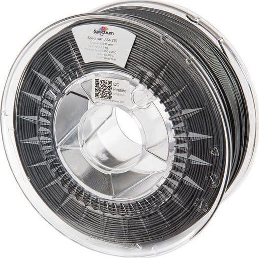 Actual product image Filament ASA silver (ASA, 1.75 mm, 1000 g, Silver)