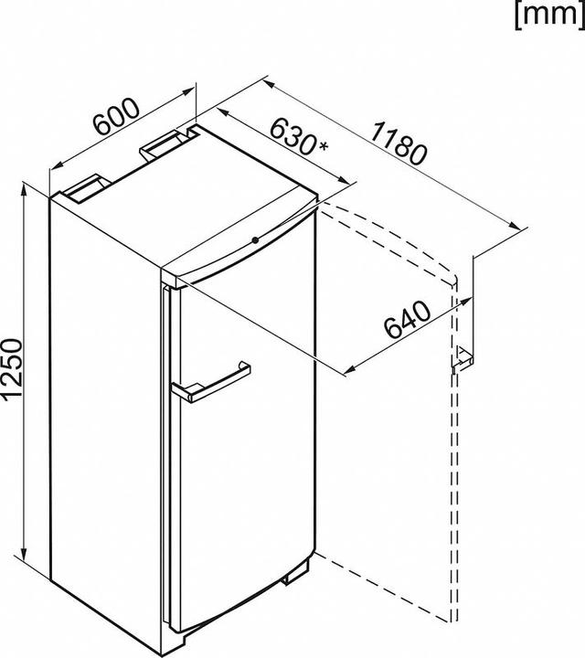 Produktbild Miele FN 22065 (Freistehend, 158 l)
