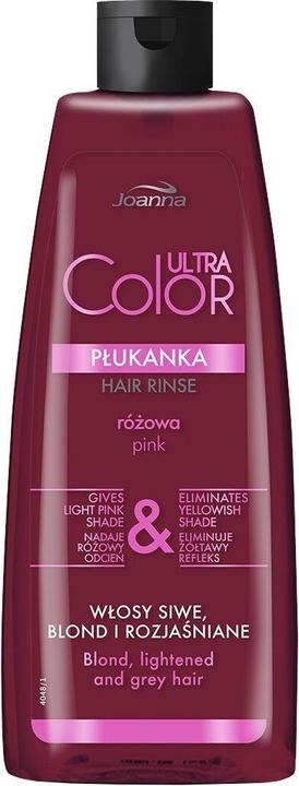 Image du produit Joanna Ultra Color System Hair Rinse Pink Rinse For Pink Shade Pink 150Ml (150 ml)