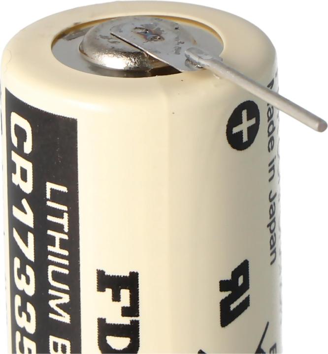 Actual product image FDK Batterie CR17335 SE Size 2/3A, mit Lötpadel (1 pcs., AA, 1800 mAh)