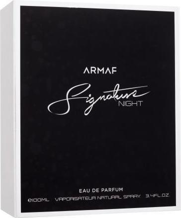 Actual product image Armaf Signature Night by Eau de Parfum Spray 100 ml (Eau de parfum, 100 ml)