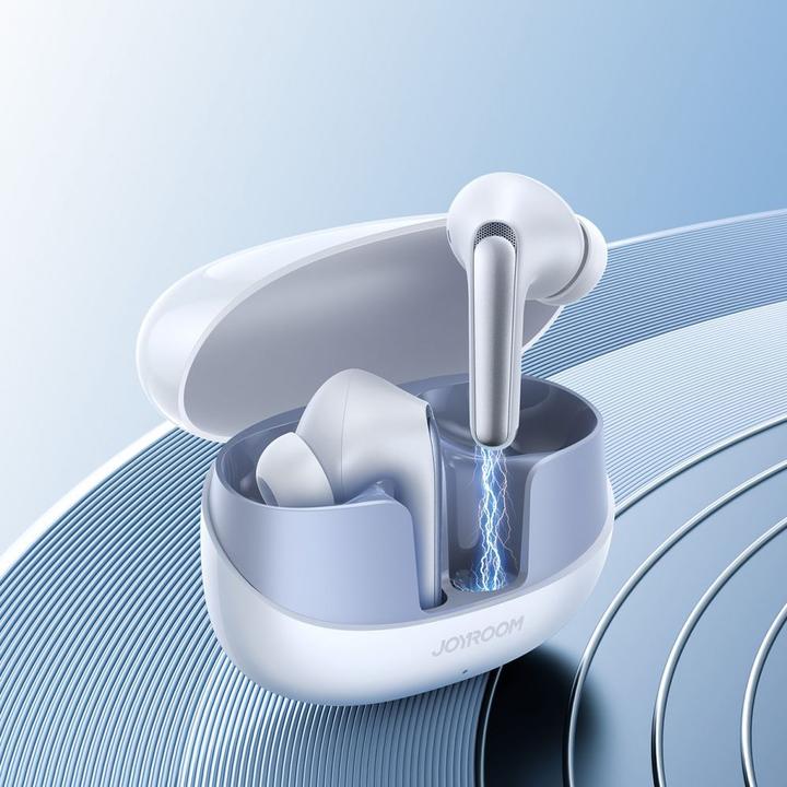 Actual product image Joyroom Funpods Series True Wireless earphones - White (ANC, 7 h, Cable)