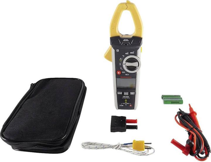 Actual product image Multimetrix CM 604 Current clamp digital incl. bag CAT III 600V Display (Counts): 4000 (CAT III 600V)
