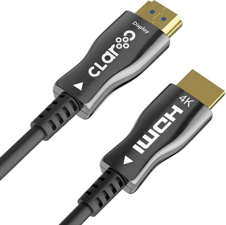 Produktbild Claro HDMI CABLE FIBER OPTIC AOC 2.0 4K 10M - Kabel - Digital/Display/Video (10 m, HDMI)