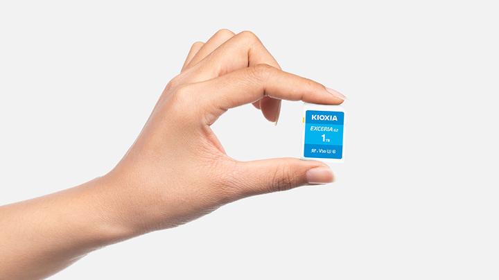 Actual product image Kioxia Exceria G2 SD Card 1TB (1000 GB, microSDXC, U3, UHS-I)