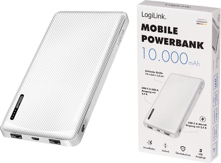 Actual product image LogiLink PA0328WRF (10000 mAh, 12 W, 12 Wh)