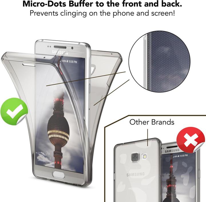 Immagine prodotto Nalia Custodia per cellulare a 360 gradi (Samsung Galaxy A3 (2016))