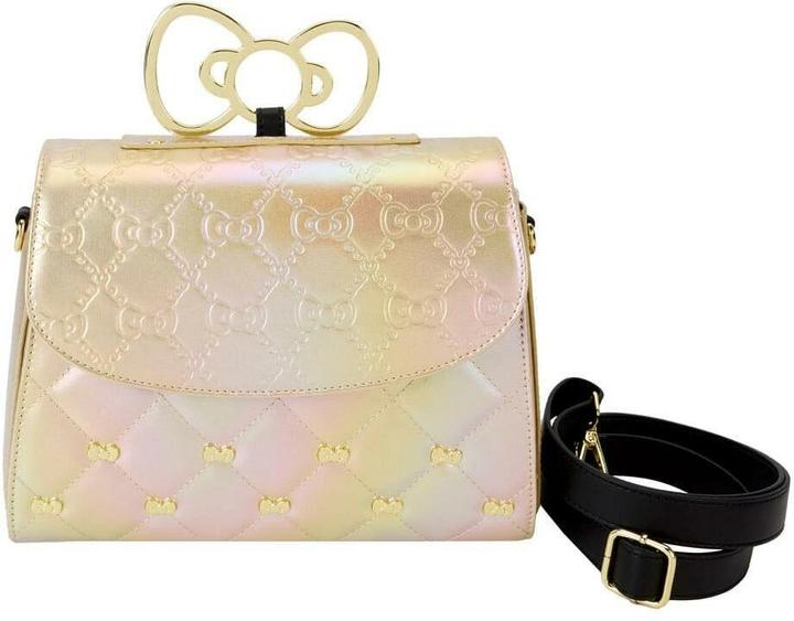 Loungefly Hello Kitty by Umhängetasche 50th Anniversary Gold