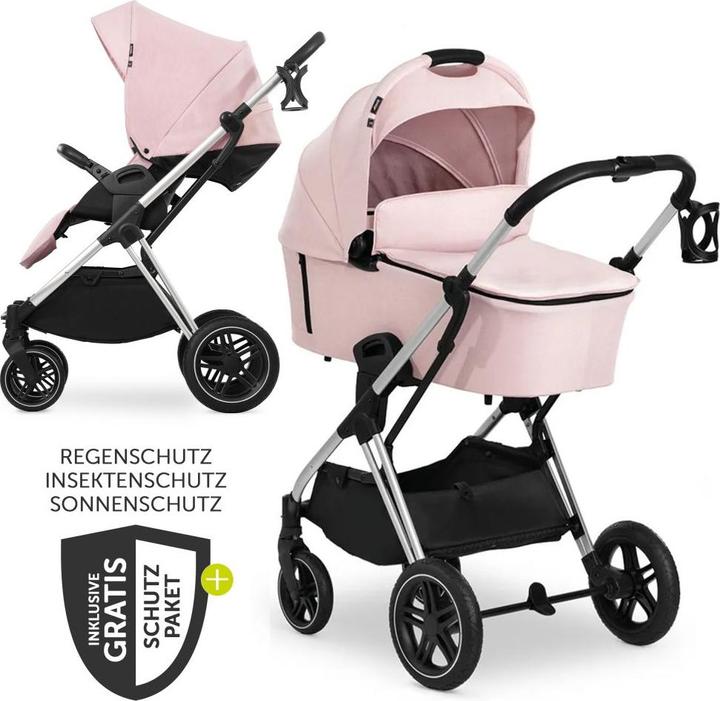 Produktbild Hauck Kombikinderwagen Kombi-Kinderwagen Vision X Duoset Silver (Sportwagen