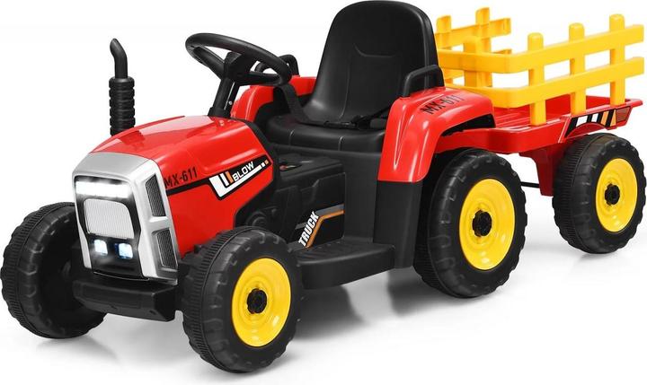 Kids Cars Ride On R/C tractor with trailer