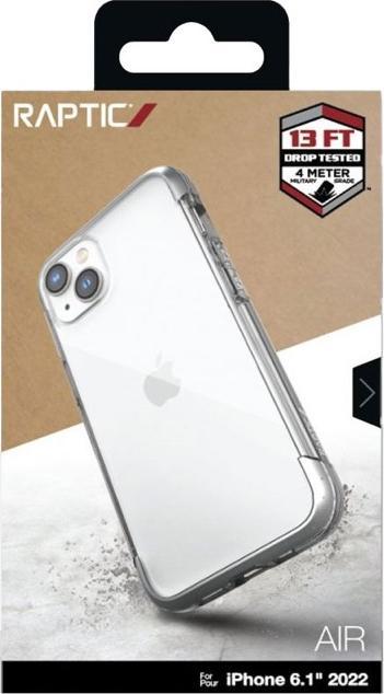 Actual product image Raptic iPhone 15 Pro Max - Impact Clear case - Air, Outdoor Case, transparent (Apple iPhone 15 Pro Max)