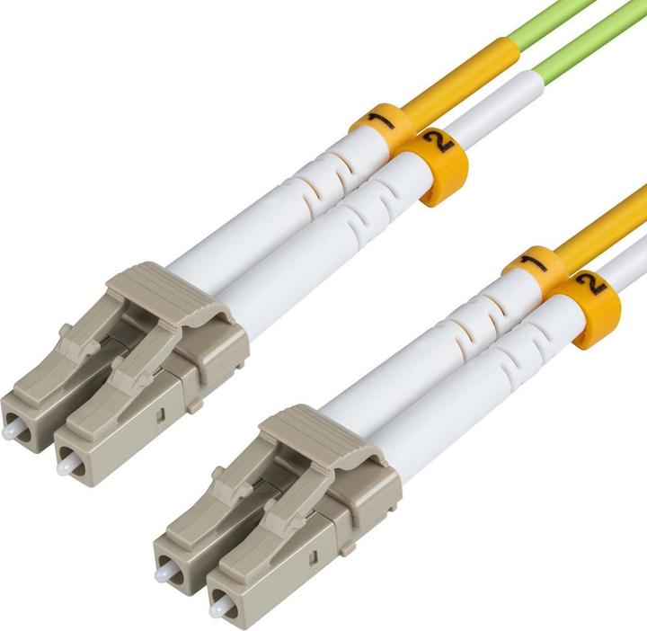 Produktbild MicroConnect FIB551010 Glasfaserkabel 10 m OM5 LC/UPC Grün (10 m)