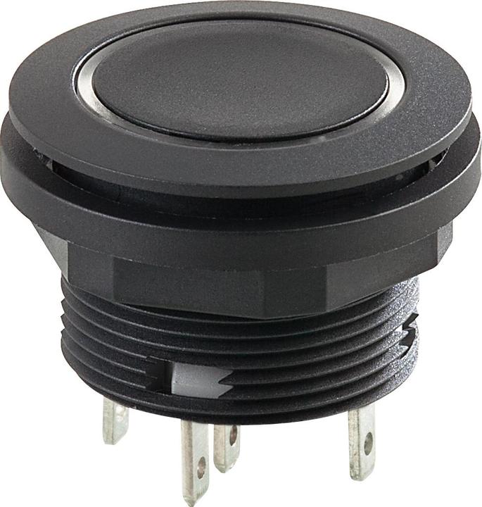 Schlegel SSWCTLRGF Drucktaster mit Ringbeleuchtung taktil, schwarz SSWCTLRGF