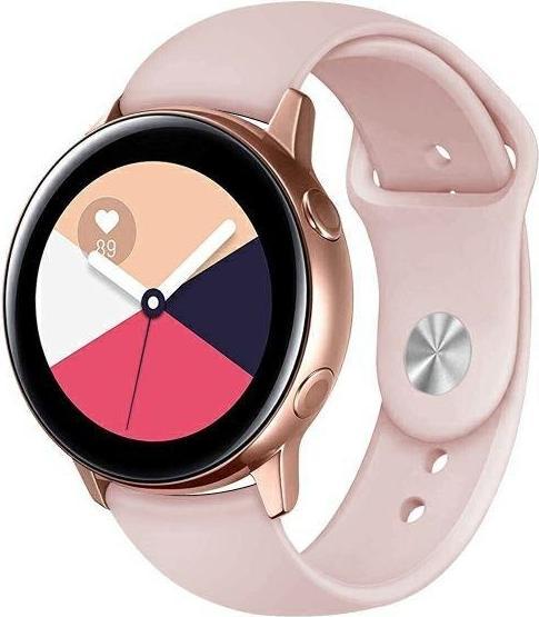 Actual product image Beline pasek Watch 20mm Everyday różowy/pink (20 mm, Plastic, Silicone)
