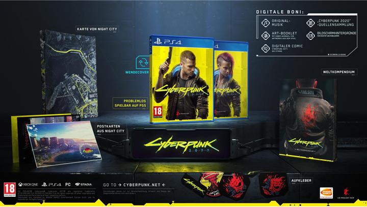 Produktbild Cyberpunk 2077 - Day One Edition (PS4, Multilingual)