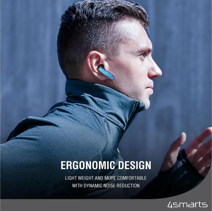Productafbeelding 4smarts TWS Bluetooth koptelefoon GameBuds (Geen ruisonderdrukking, 24 h, Bedraad)