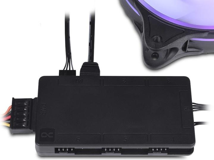 Produktbild Alphacool Core 6x 4-Pin PWM/ARGB Hub/Splitter (6 Lüfter)