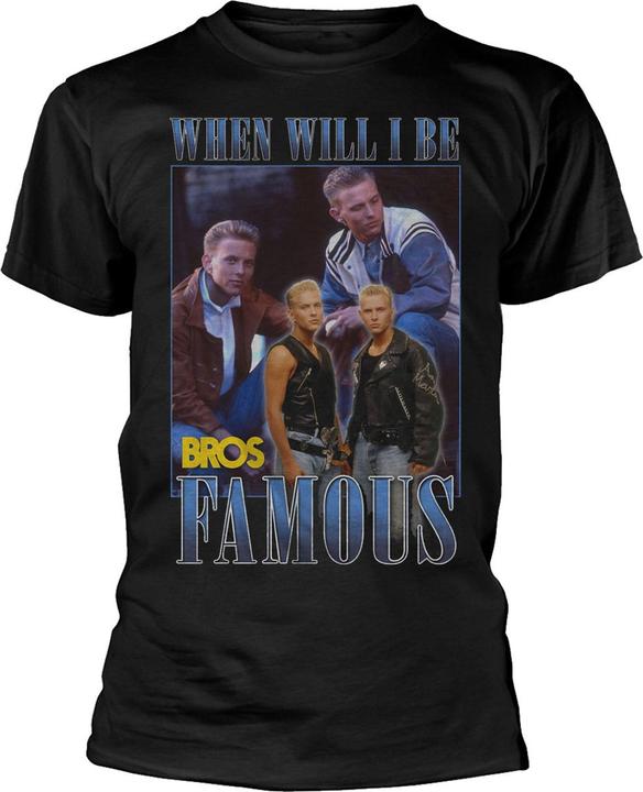 Bros Erwachsene Berühmte Hommage Baumwolle TShirt (S)