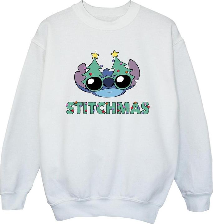Disney Lilo & Stitch Stitchmas Glasses Sweatshirt Mädchen