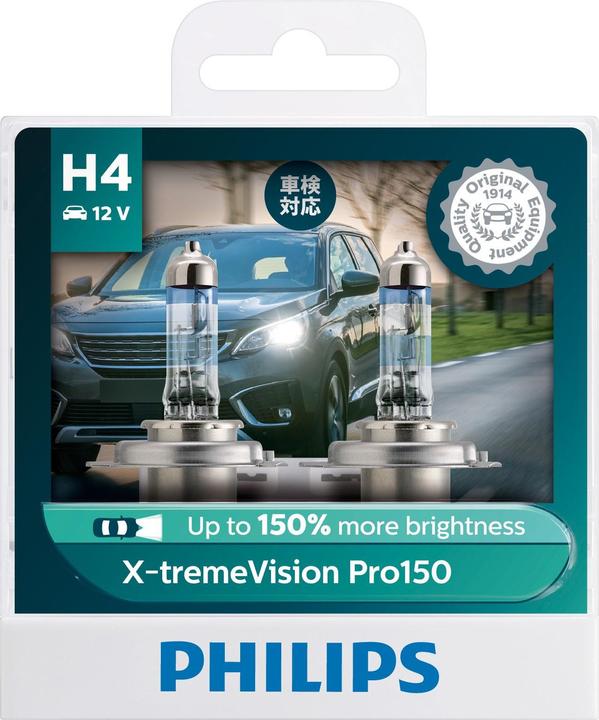 Image du produit Philips Lampe de phare halogène H4 X treme Pro150 (H4)