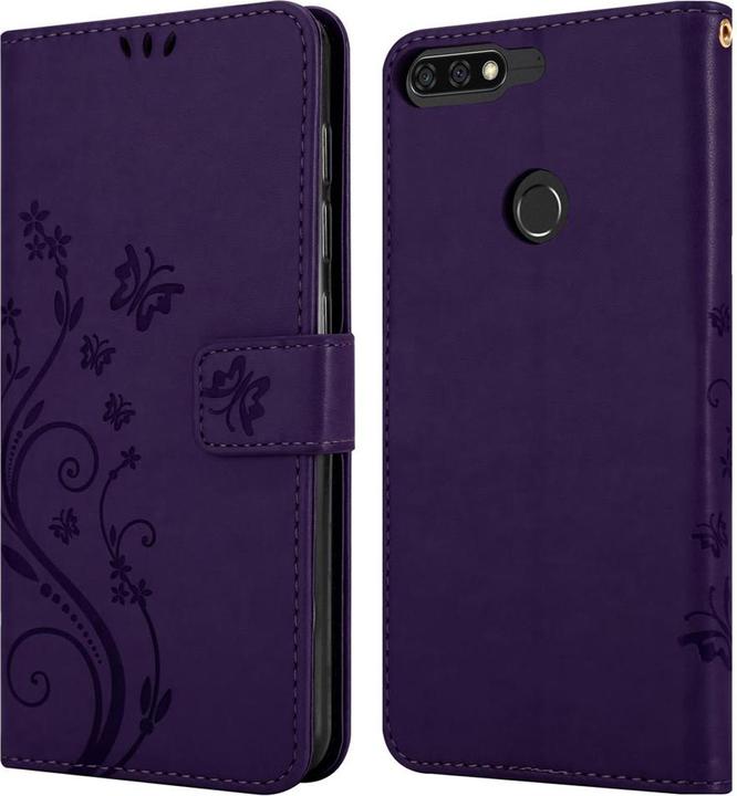 Produktbild Cadorabo Flower Book Cover (Honor 7c)