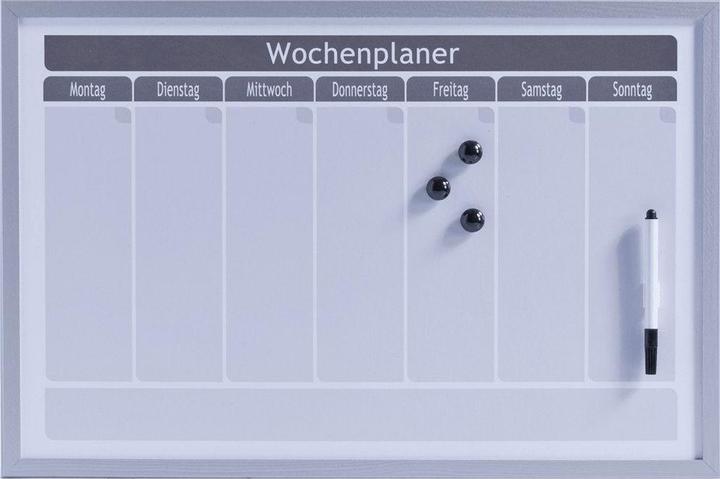 Actual product image Zeller Present Weekly planner (Magnet board, Weekly planner, Whiteboard, 60 x 40 cm)