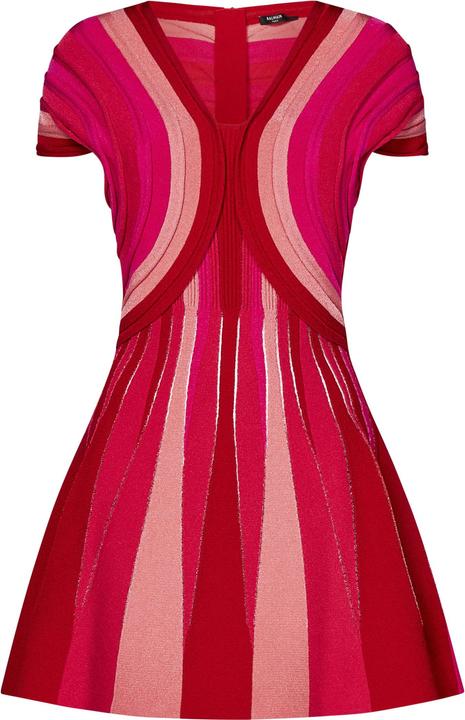 Balmain Dresses Red