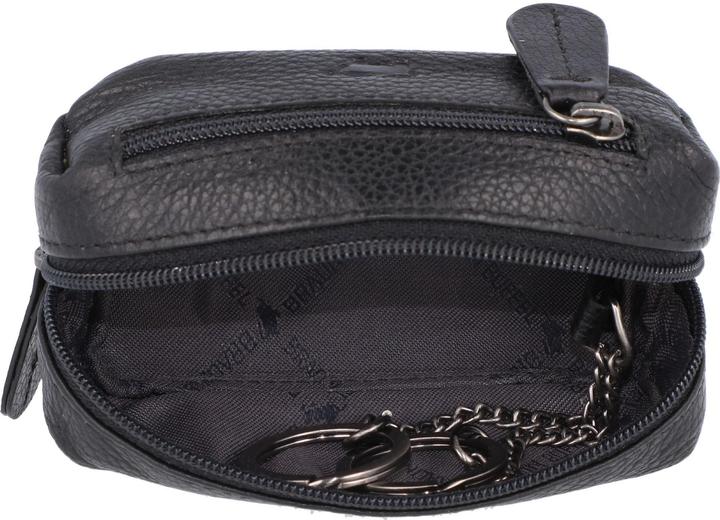 Actual product image Braun Büffel Prato leather key case 9 cm