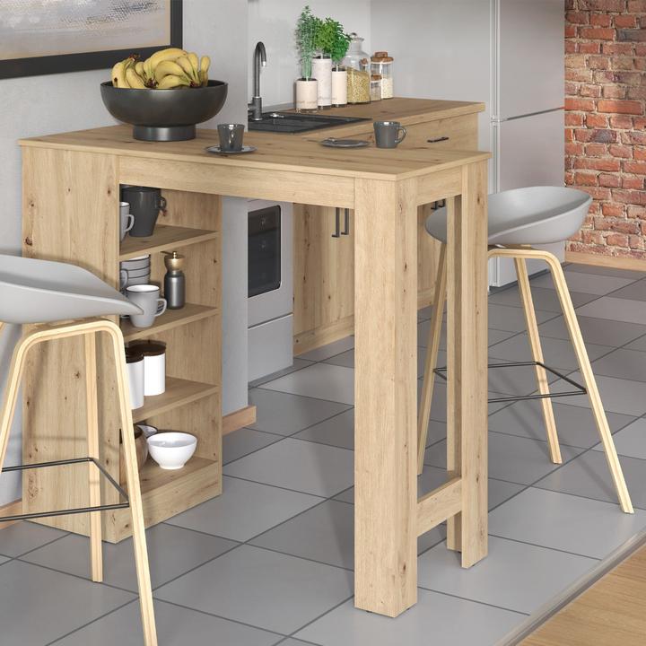 Image du produit Homestyle4u Table de bar (120 x 50 cm)