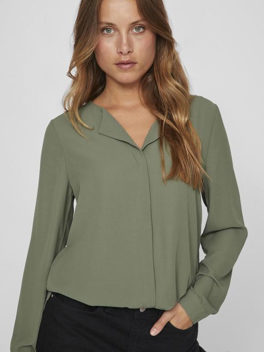 Image du produit Vila Chemise à col fendu High Low (XL)