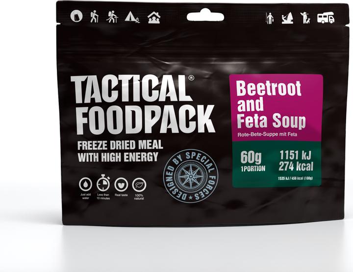 Actual product image Tactical Foodpack Beetroot and Feta Soup (1 Piece, 60 g)