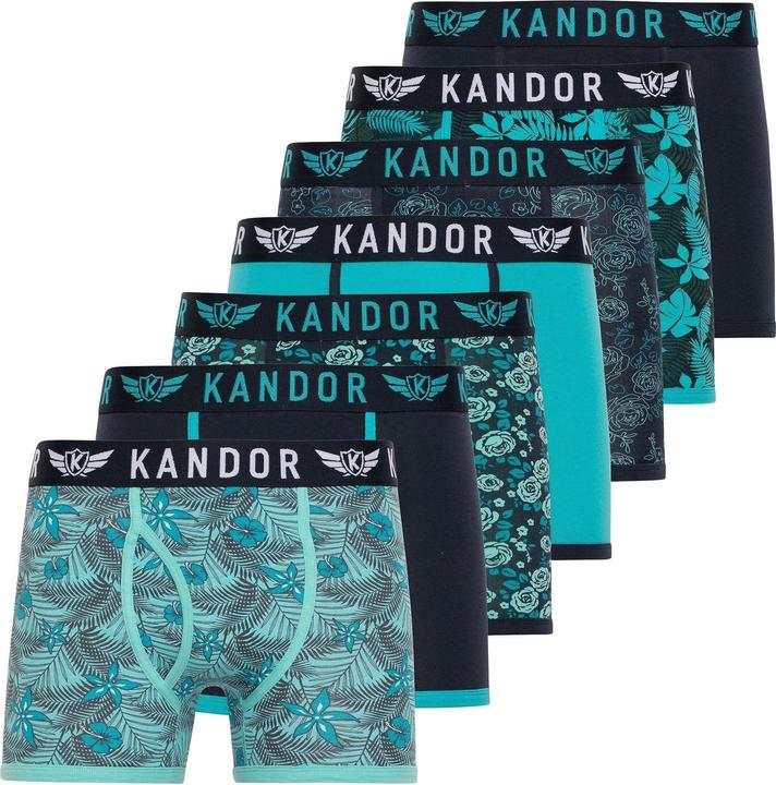 Kandor Florid Boxershorts (7erPack)