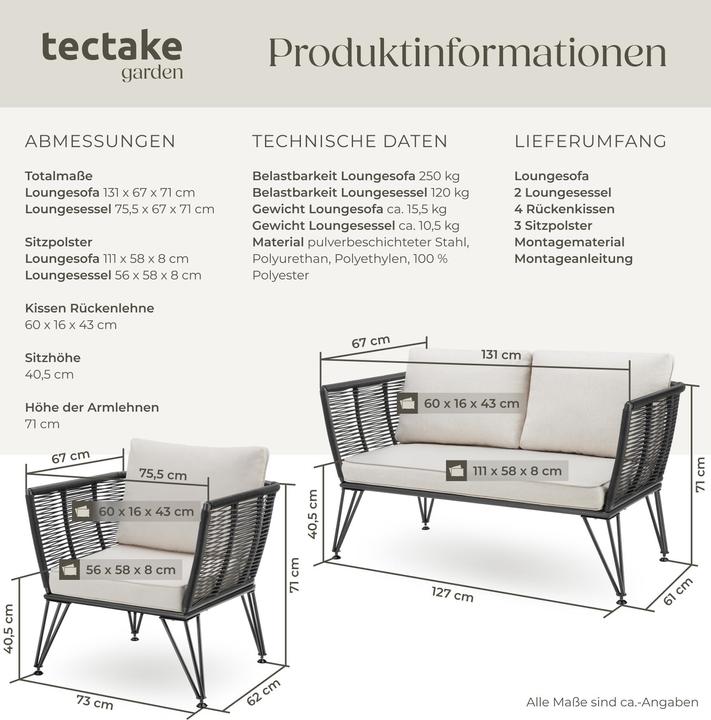 Produktbild tectake Sundo