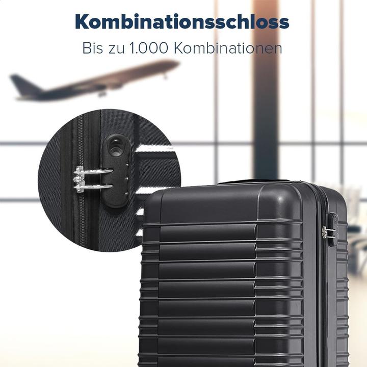 Actual product image Trvlmore 2-teiliges Kofferset (110 l, Hand luggage (up to 50 litres), L (90 - 115l))