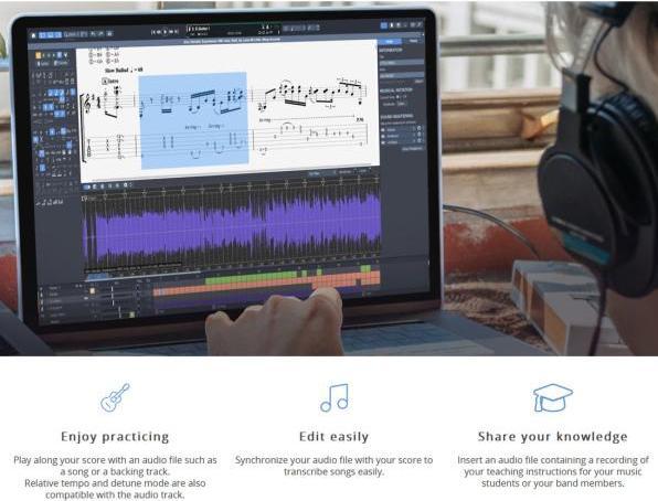 Produktbild Arobas Music Arobas Guitar Pro 8 Notations-Softwaremit Kabel (Bass, Gitarre, Banjo, Stagepiano)