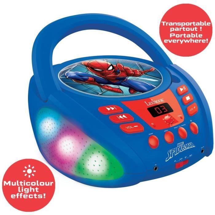 Actual product image Lexibook CD player Spider Man
