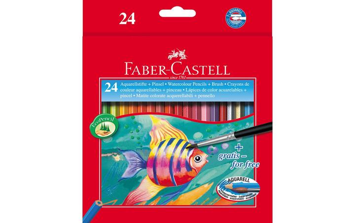 Actual product image Faber-Castell Watercolor Pencils Classic (Multicoloured, 24 x)