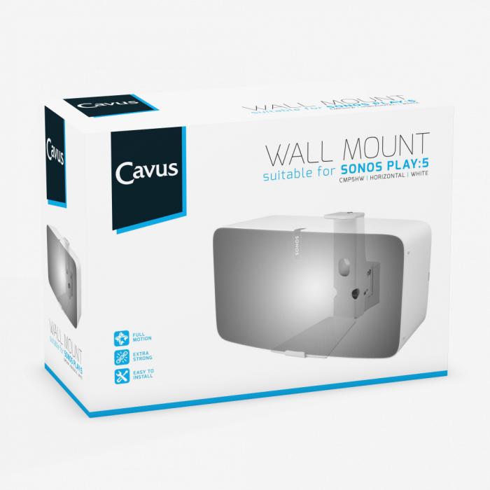 Actual product image Cavus Wall mount for SONOS PLAY:5 horizontal (1 pcs., Wall installation, Pivoting, Tiltable)