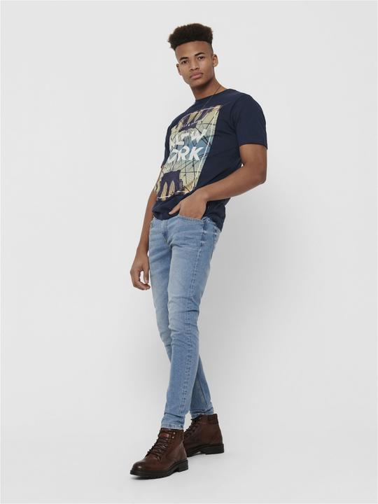 Image du produit Only & Sons ONSWarp Blue Skinny Fit Jeans (W30/L32)