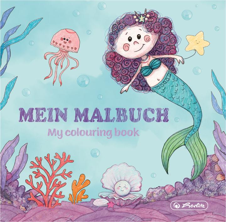 Actual product image Herlitz Mermaid picture set for coloring (20 x 20 cm)