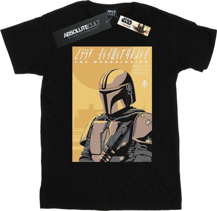 Star Wars The Mandalorian Art Poster TShirt (S)