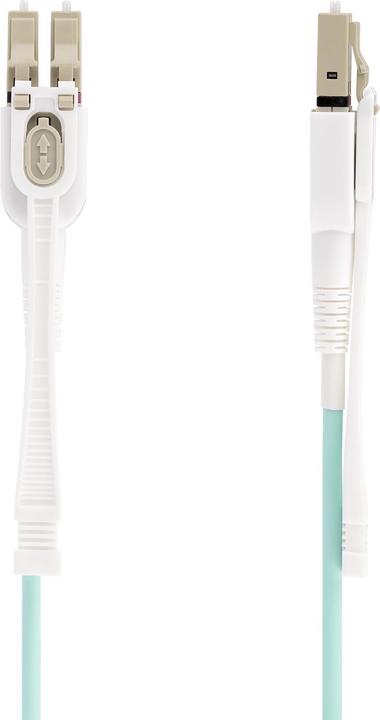 Actual product image StarTech com Cavo in fibra ottica multimodale OM4 LC a LC (UPC) con linguette push-pull, 4m, 50/125µ (CAT8.2, 4 m)
