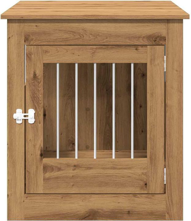 Image du produit VidaXL Cage pour chien style meuble en chêne Artisan 64,5x80x71 cm