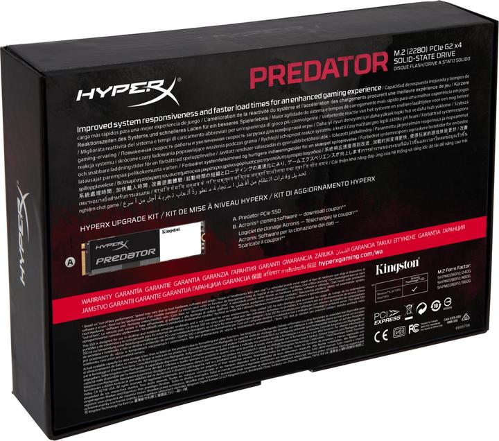 Produktbild HyperX Predator (480 GB, M.2)