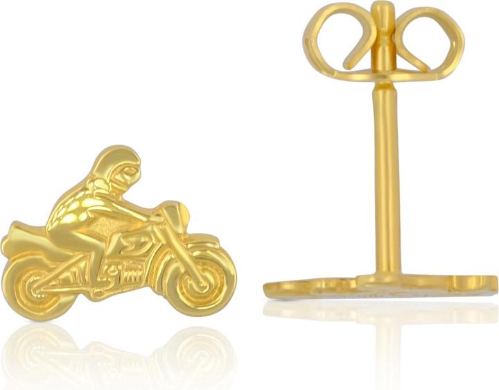 Muau Motorrad (Rotgold oder Silber, Gelbgold, Weissgold)