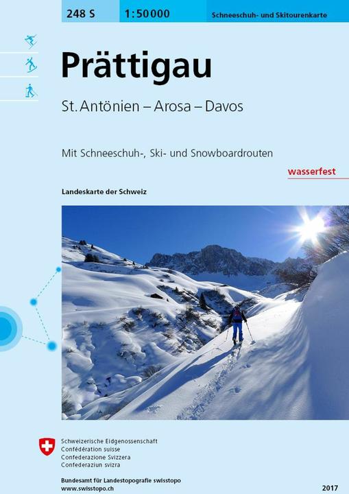 Produktbild Landkarte 248SKI Prättigau 1:50'000