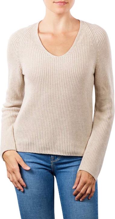 Actual product image Marc O'Polo Cardigan Stich Pullover V-Neck sandy melange (S)