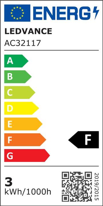 Energy Label Osram Superstar Pin (G9, 3 W, 320 lm, 1 x, F)
