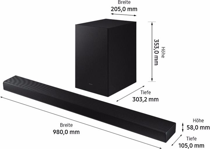 Actual product image Samsung HW-A650/ZG (430 W, 3.1 Channel)