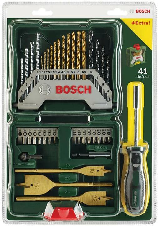 Actual product image Bosch Zubehör Drill and bit set X-Line TiN, 40 pieces (1.5 mm)